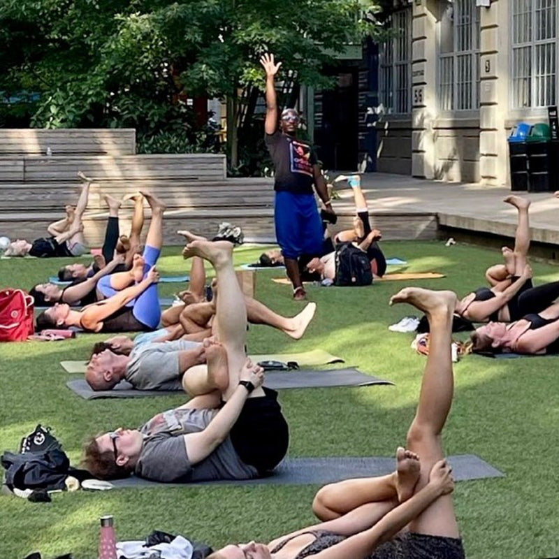 Load image into Gallery viewer, Outdoor yoga class in a serene natural setting - Reset &amp; Reconnect with Thai James - Yoga &amp; Exploration - Retreat - Zhoola

