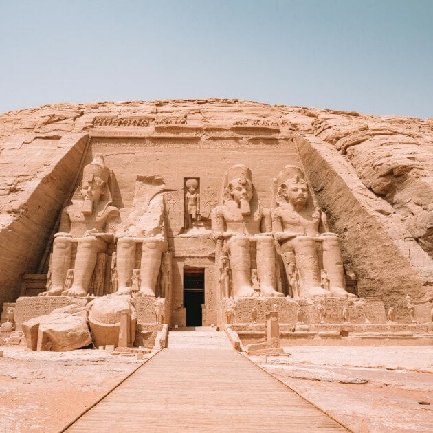 Abu Simbel, one of the most picturesque complexes in all of Egypt